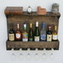 Hanah Home Raf339 Estantería Decorativa de Madera de 70 cm